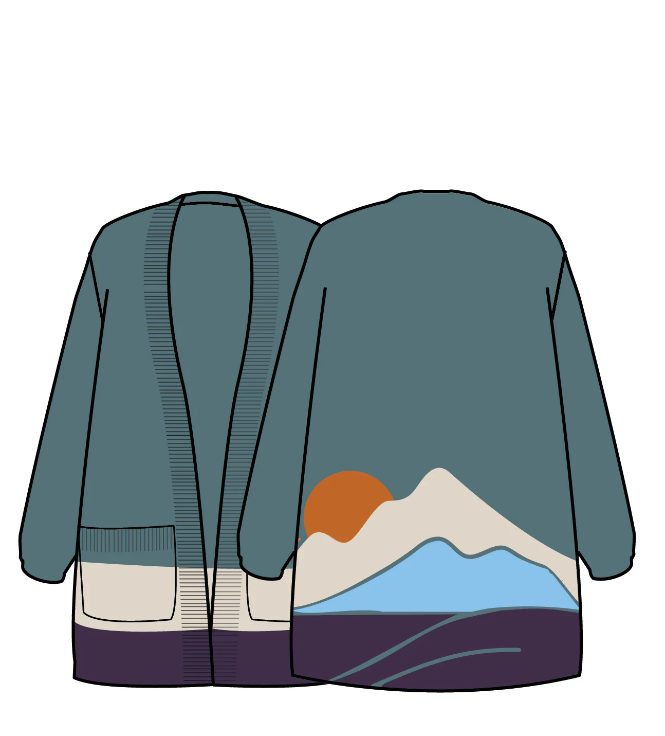 Vista Knitted Cardigan - Arctic - Image 13