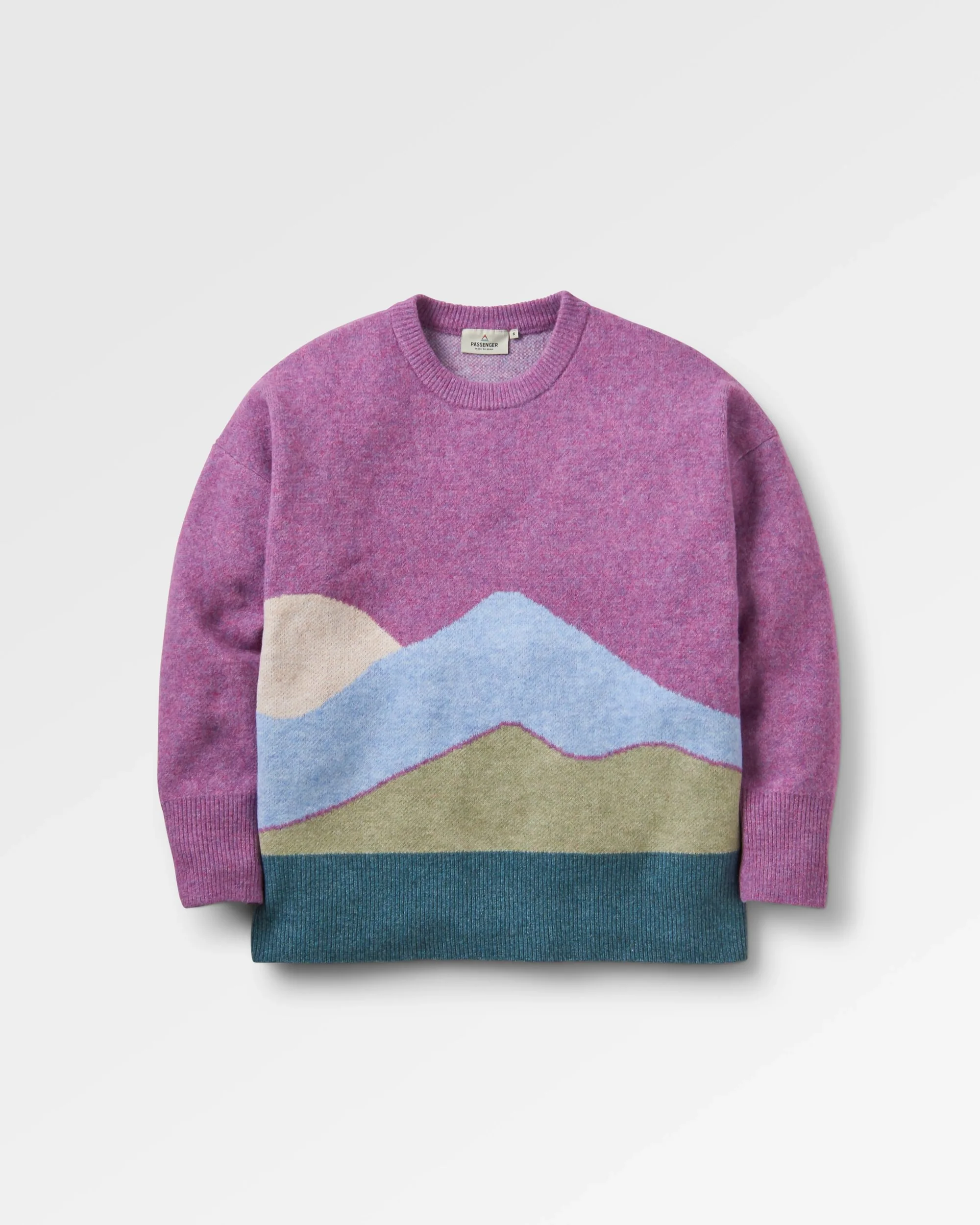 Vista Knitted Jumper - Rhubarb - Image 2