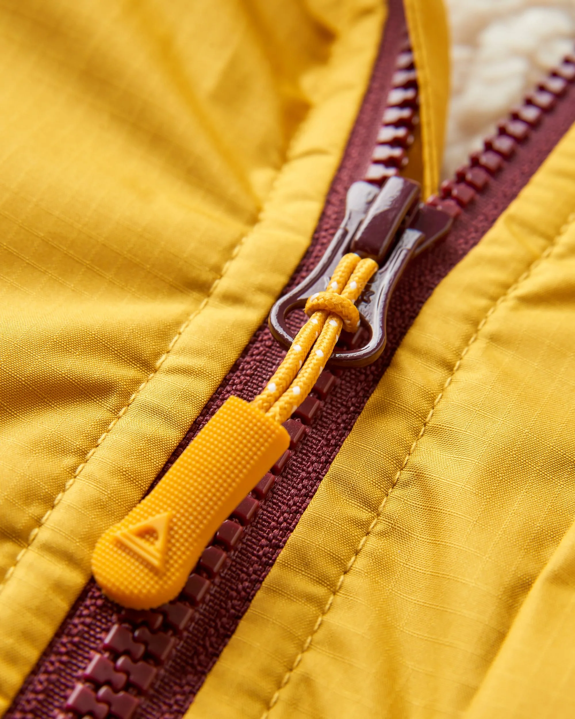 Waves Sherpa Lined Changing Robe - Fig/Heritage Yellow - Image 10
