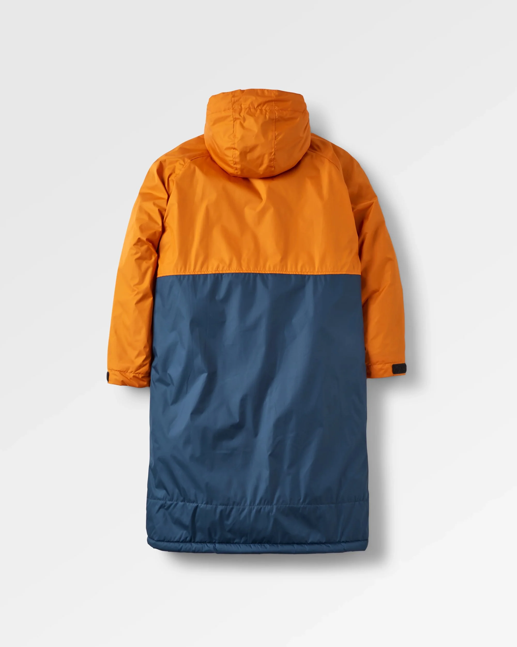 Waves Sherpa Lined Changing Robe - Sunrise Orange/Rich Navy - Image 6