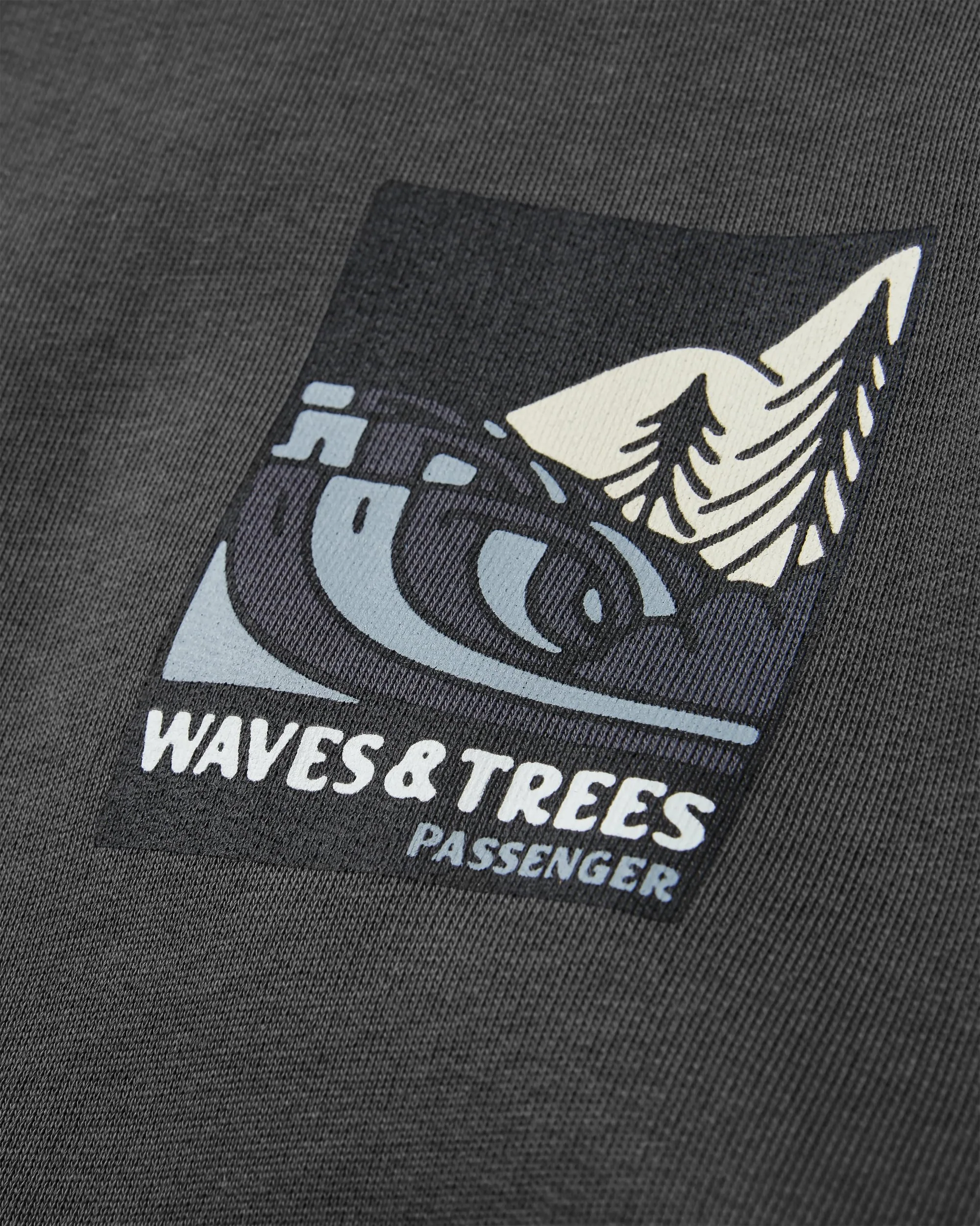Waves & Trees Organic Cotton Sweatshirt - Charcoal - Image 5