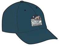 Waves & Trees Organic Cotton Trucker Cap - Tidal Blue - Image 8