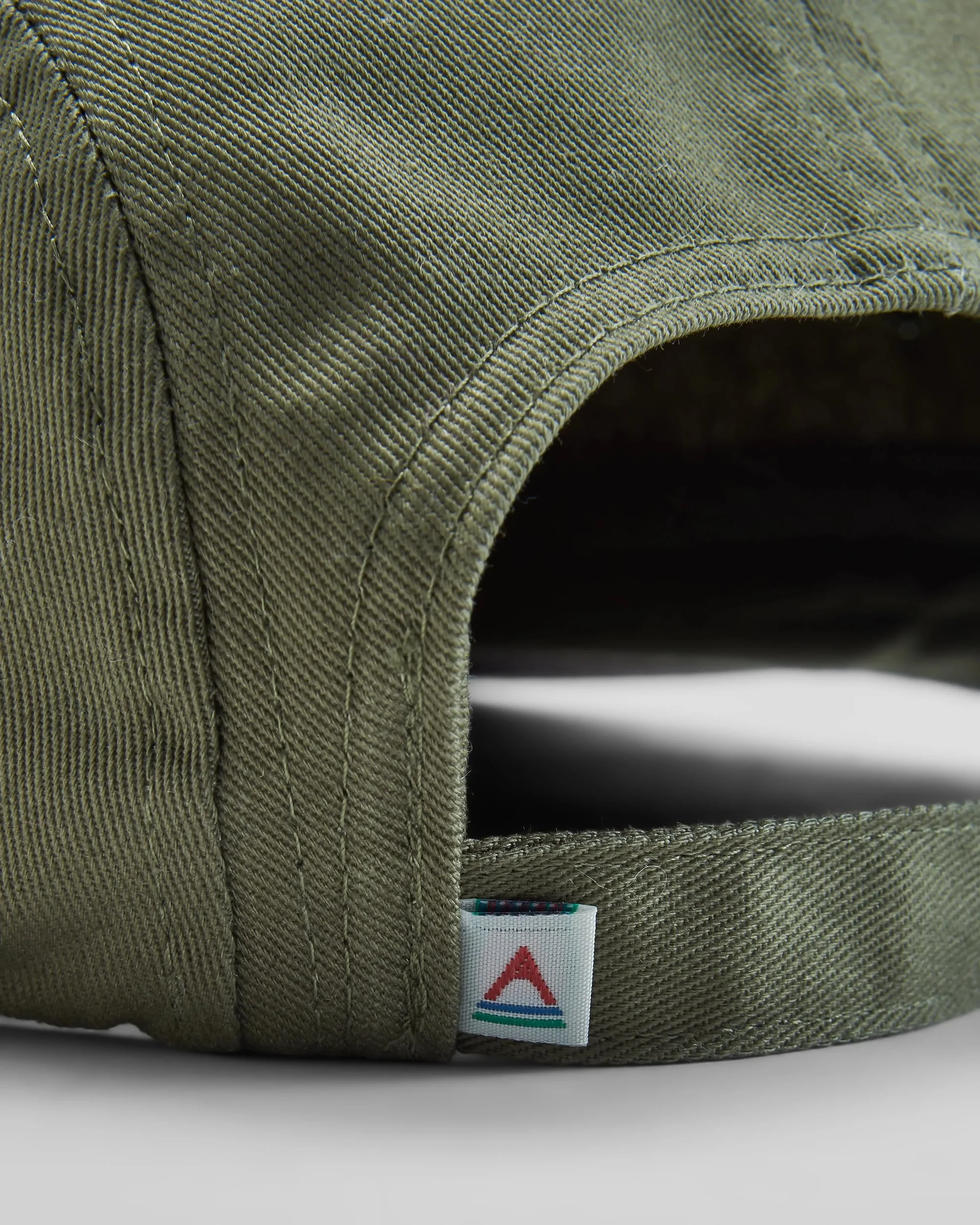 Waves & Trees 5 Panel Cap - Dusty Olive - Image 6