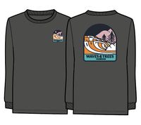 Waves & Trees LS T-Shirt - Charcoal - Image 10