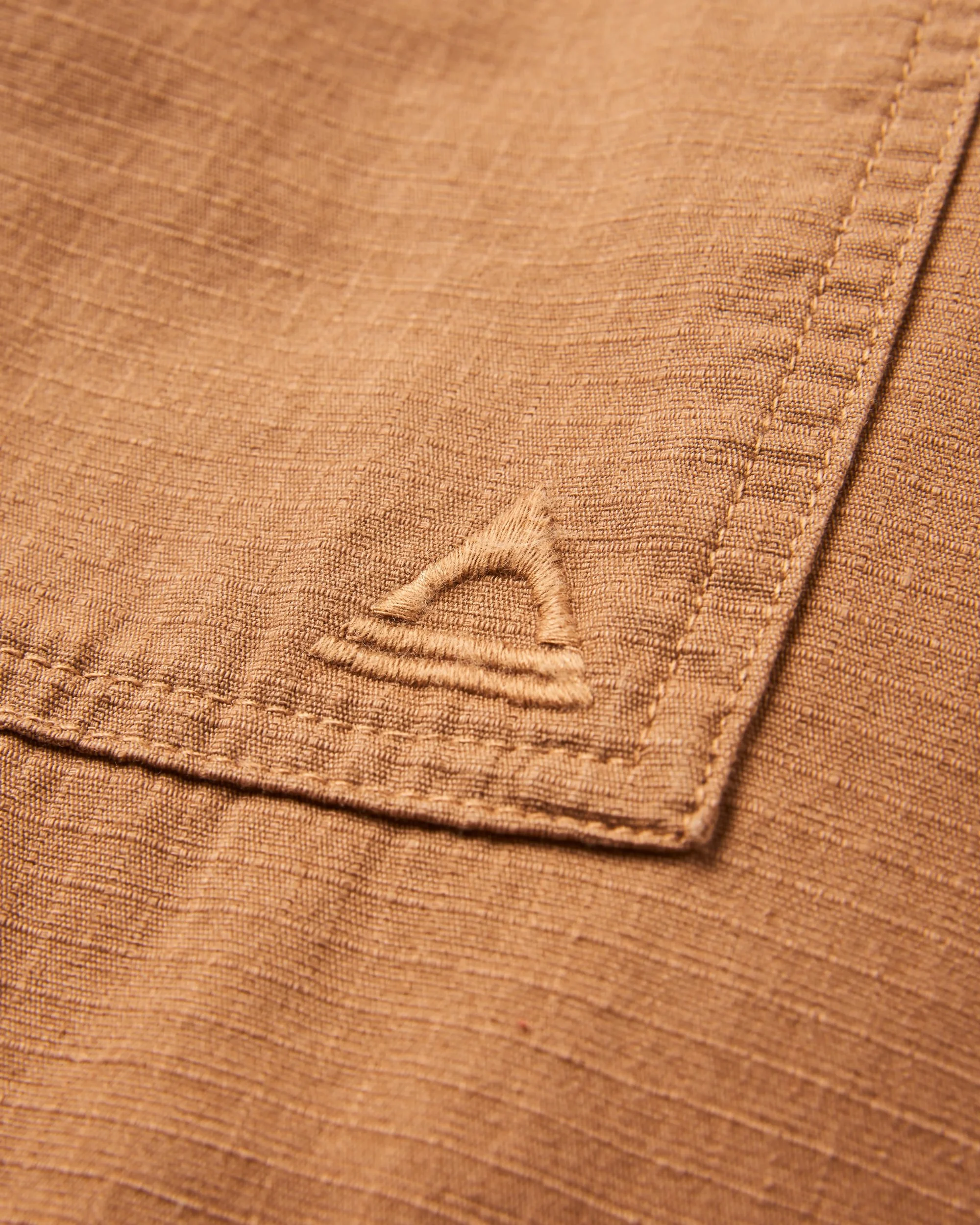 Way Flannel Lined Overshirt - Toffee - Image 2