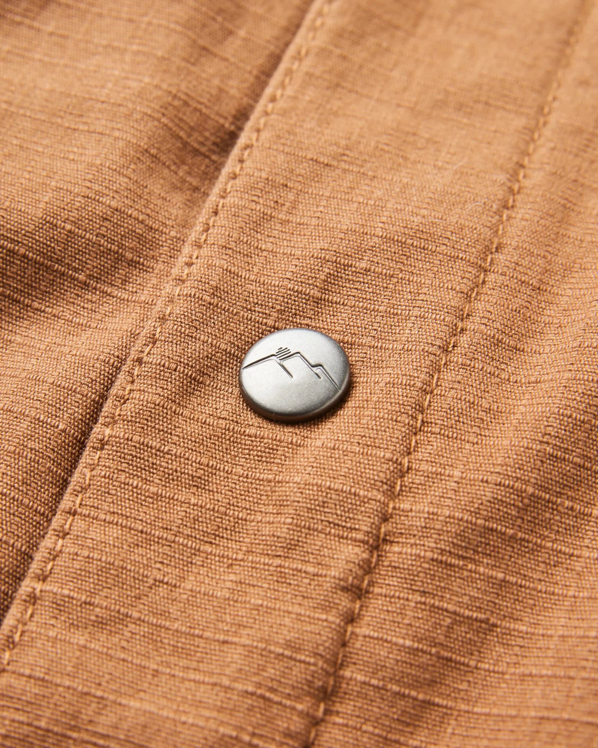 Way Flannel Lined Overshirt - Toffee - Image 3