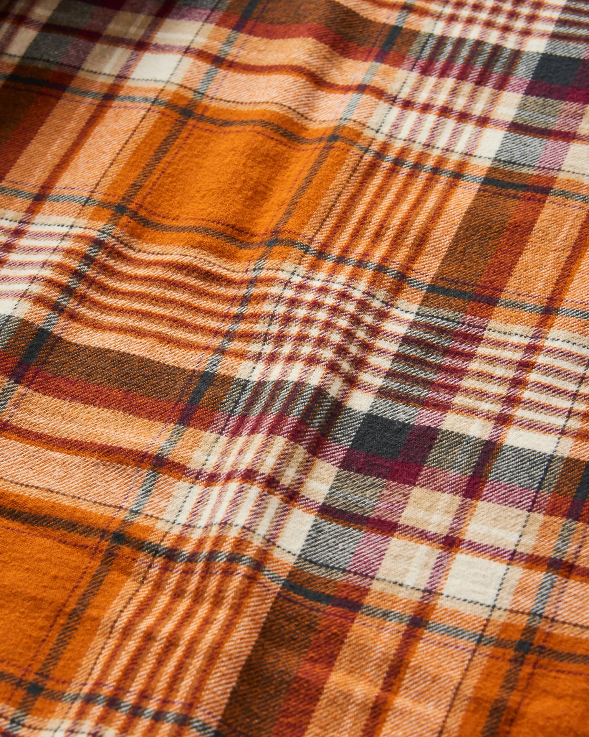 Way Flannel Lined Overshirt - Toffee - Image 5