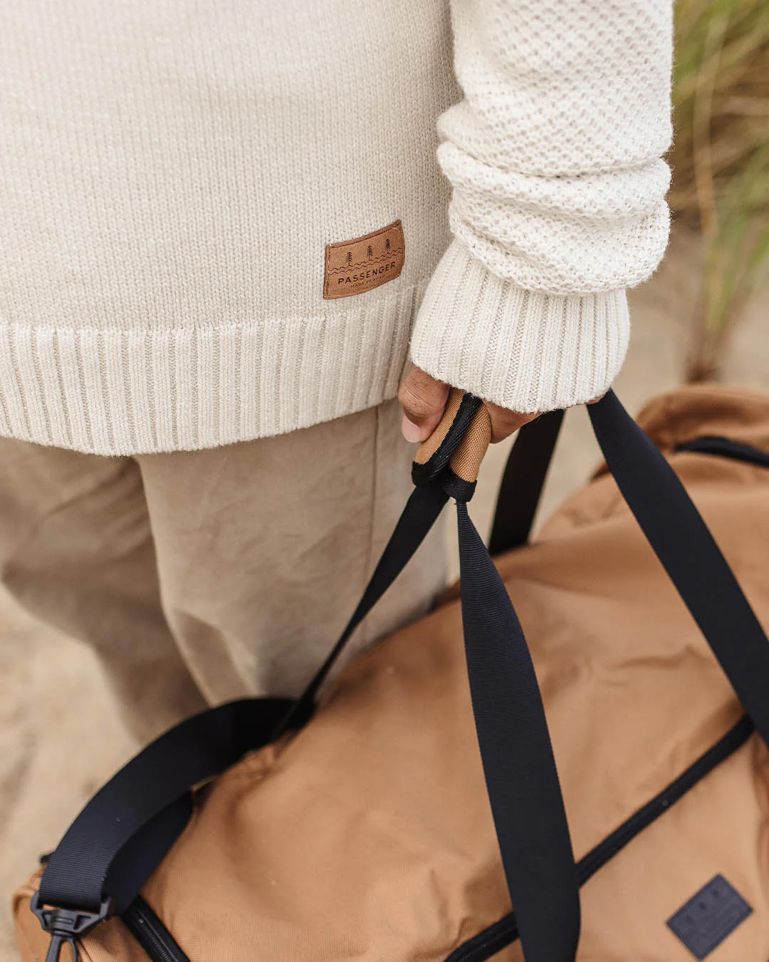 Weekender 58L Polyester Duffle Bag - Golden Brown - Image 6