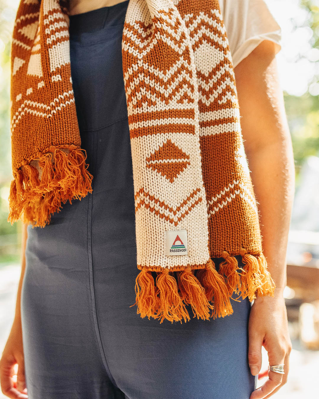 West Coast Acrylic Scarf - Glazed Ginger - Image 7