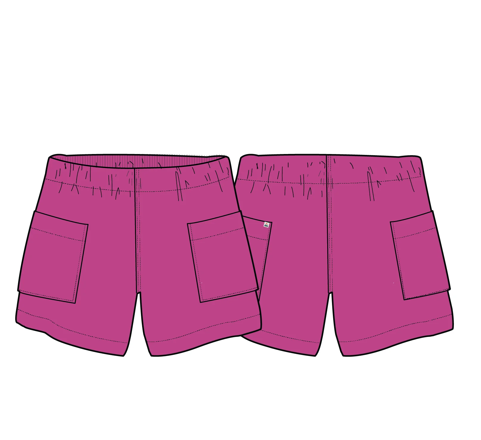 Whirl Short - Pink Violet - Image 7