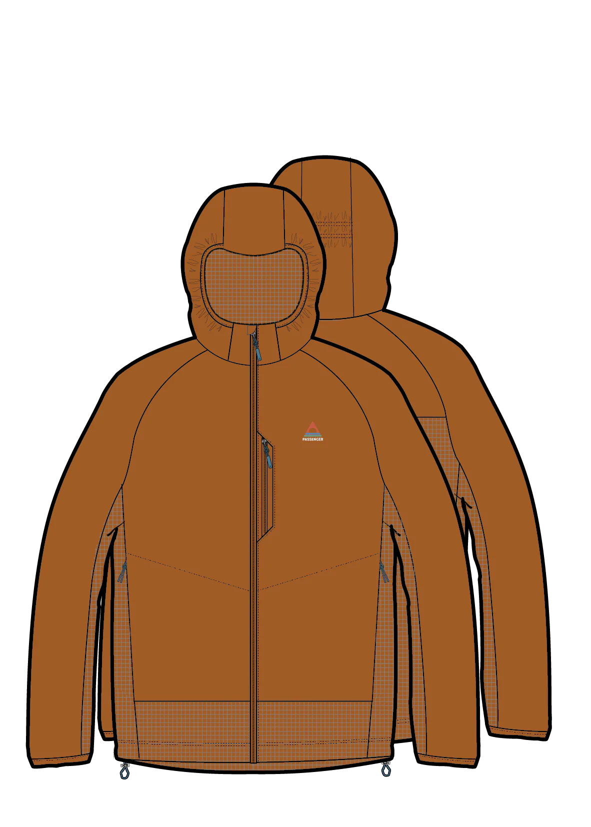 Women's Trailscape Lightweight Insulated Jacket - Retro Orange - Image 9