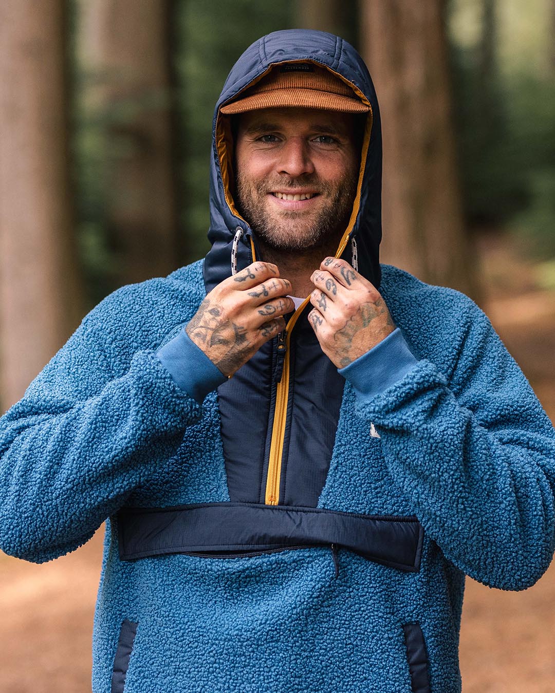 Woodland Polar-lined Sherpa Fleece - Blue Steel - Image 5