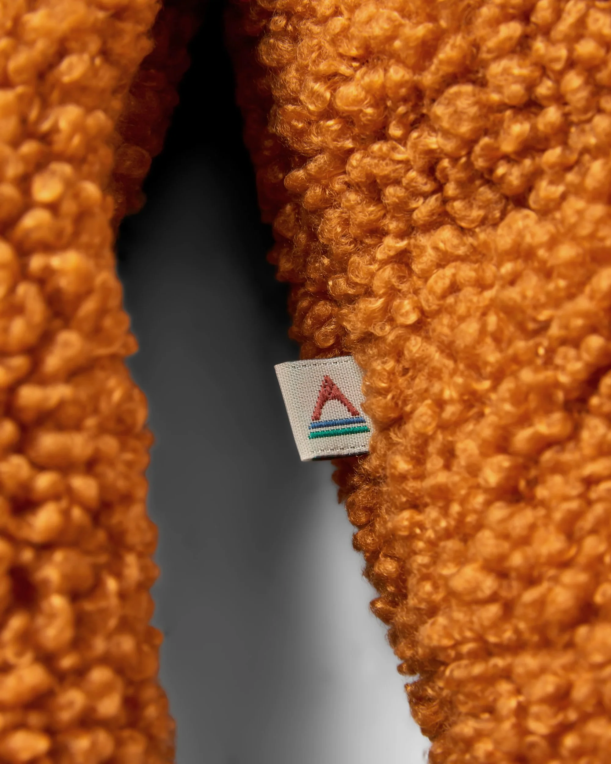 Woodland Polar-lined Sherpa Fleece - Retro Orange - Image 9