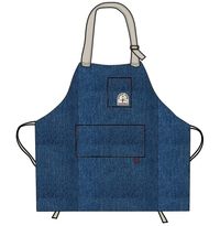 Yard Organic Cotton Denim Apron - Dark Denim - Image 12