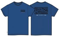 Yuca Organic Cotton T-Shirt - Azure Blue Marl - Image 11