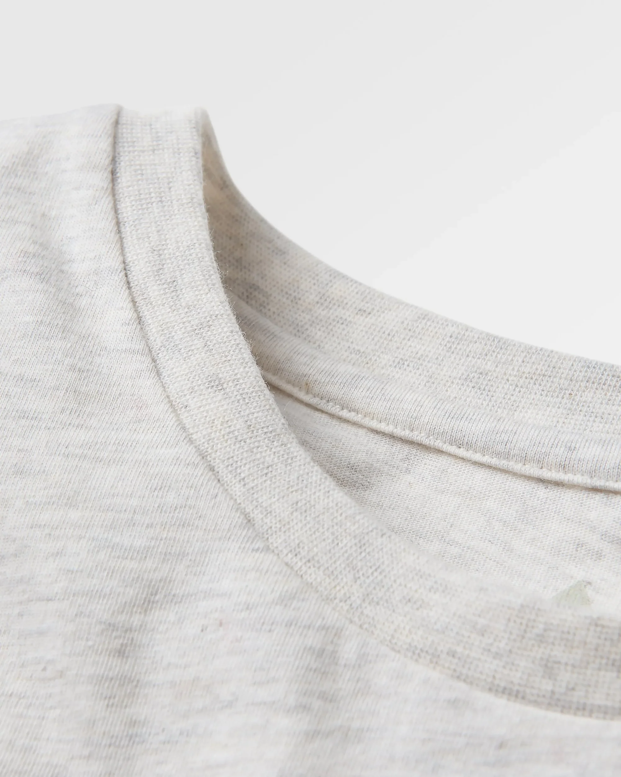 Yuca Organic Cotton T-Shirt - Birch Marl - Image 10