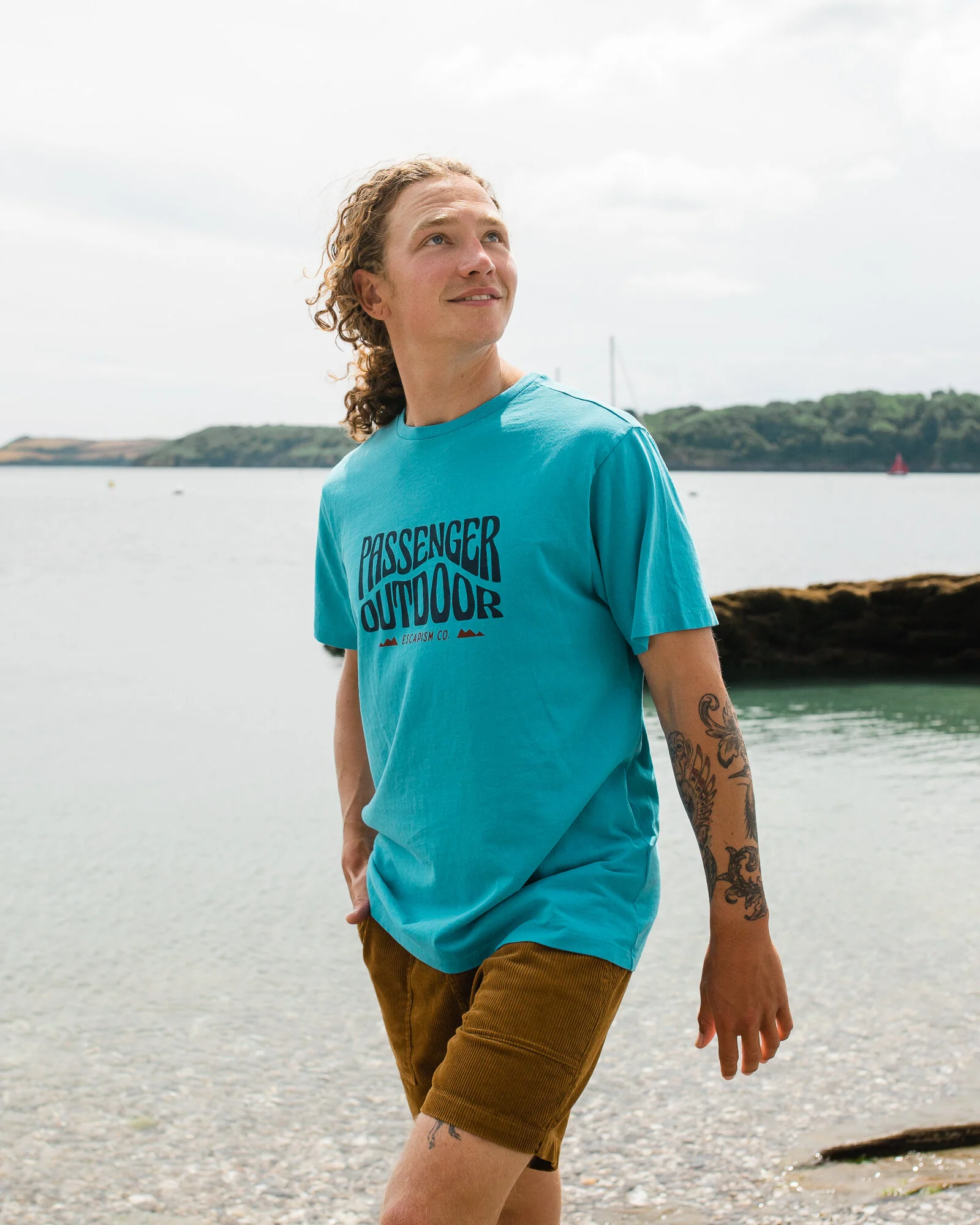 Yuca T-Shirt - Blue Pool - Image 2