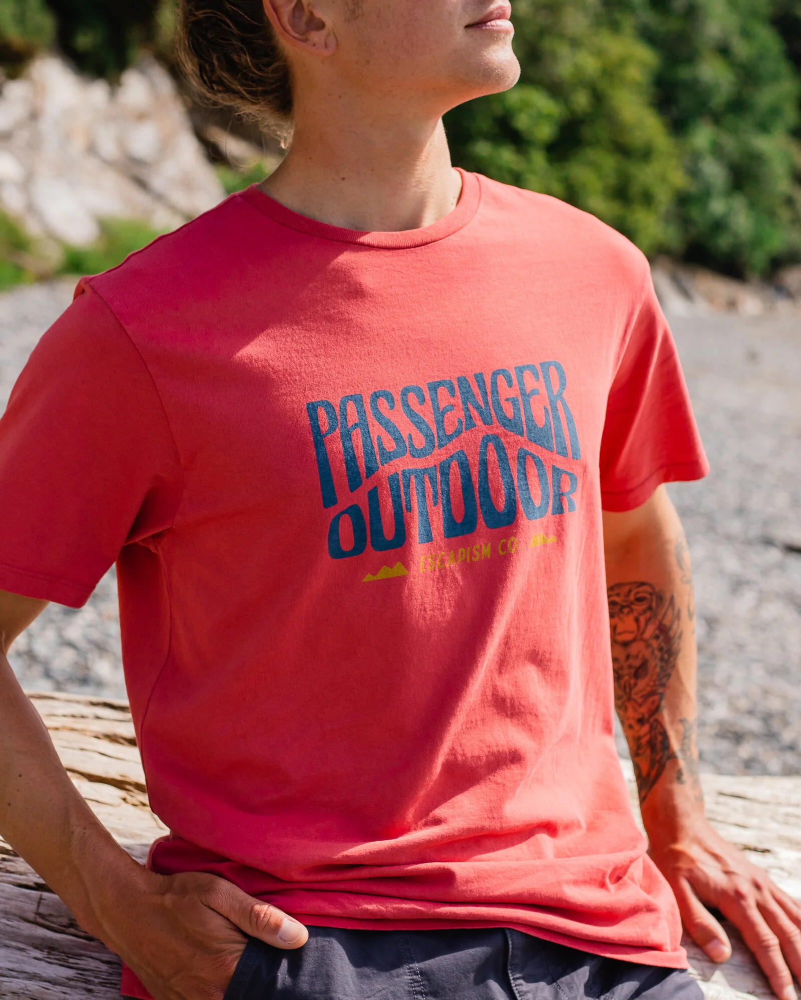 Yuca T-Shirt - Mineral Red - Image 3