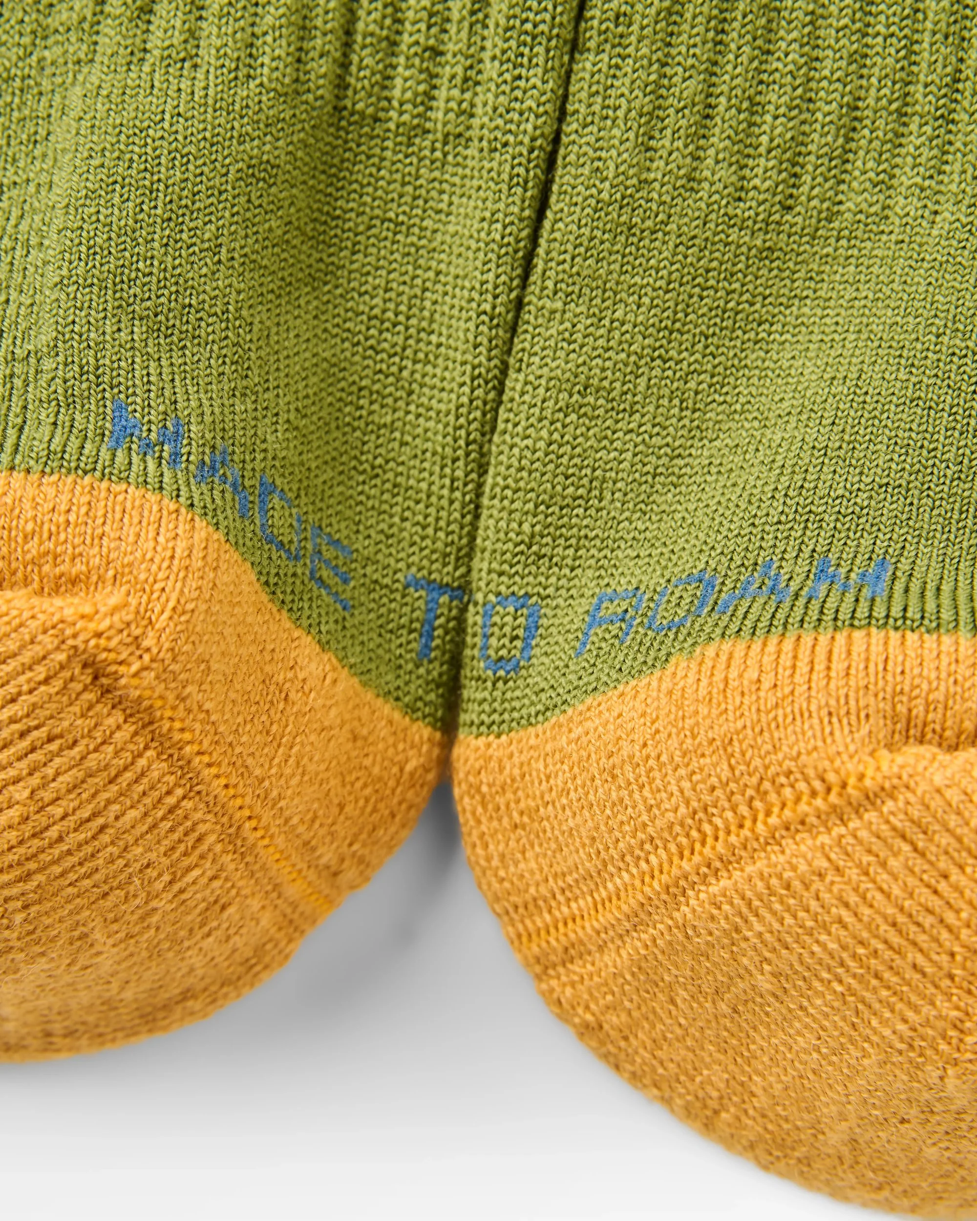 Yukon Merino Active Crew Sock - Tea Green - Image 3