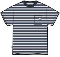 Zen Relaxed Fit T-Shirt - Dark Denim/ Birch Stripe - Image 5