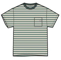 Zen Relaxed Fit T-Shirt - Deep Sea Stripe - Image 11