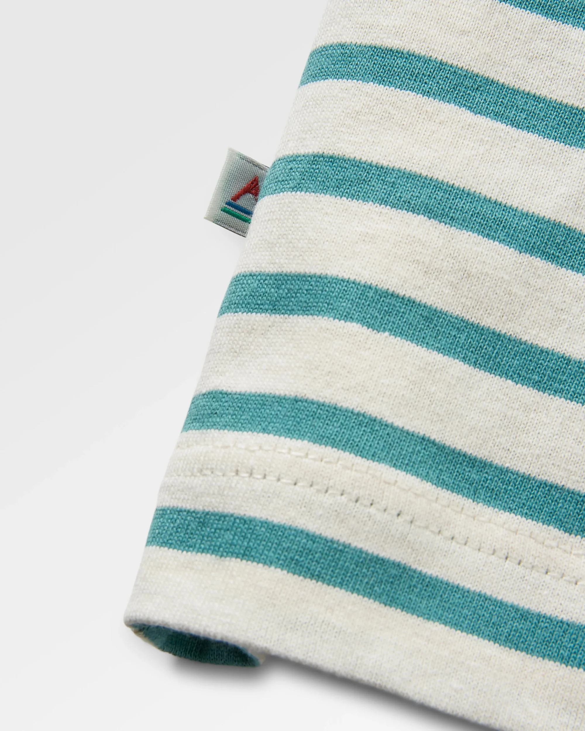 Zen Relaxed Fit T-Shirt - Deep Sea Stripe - Image 8