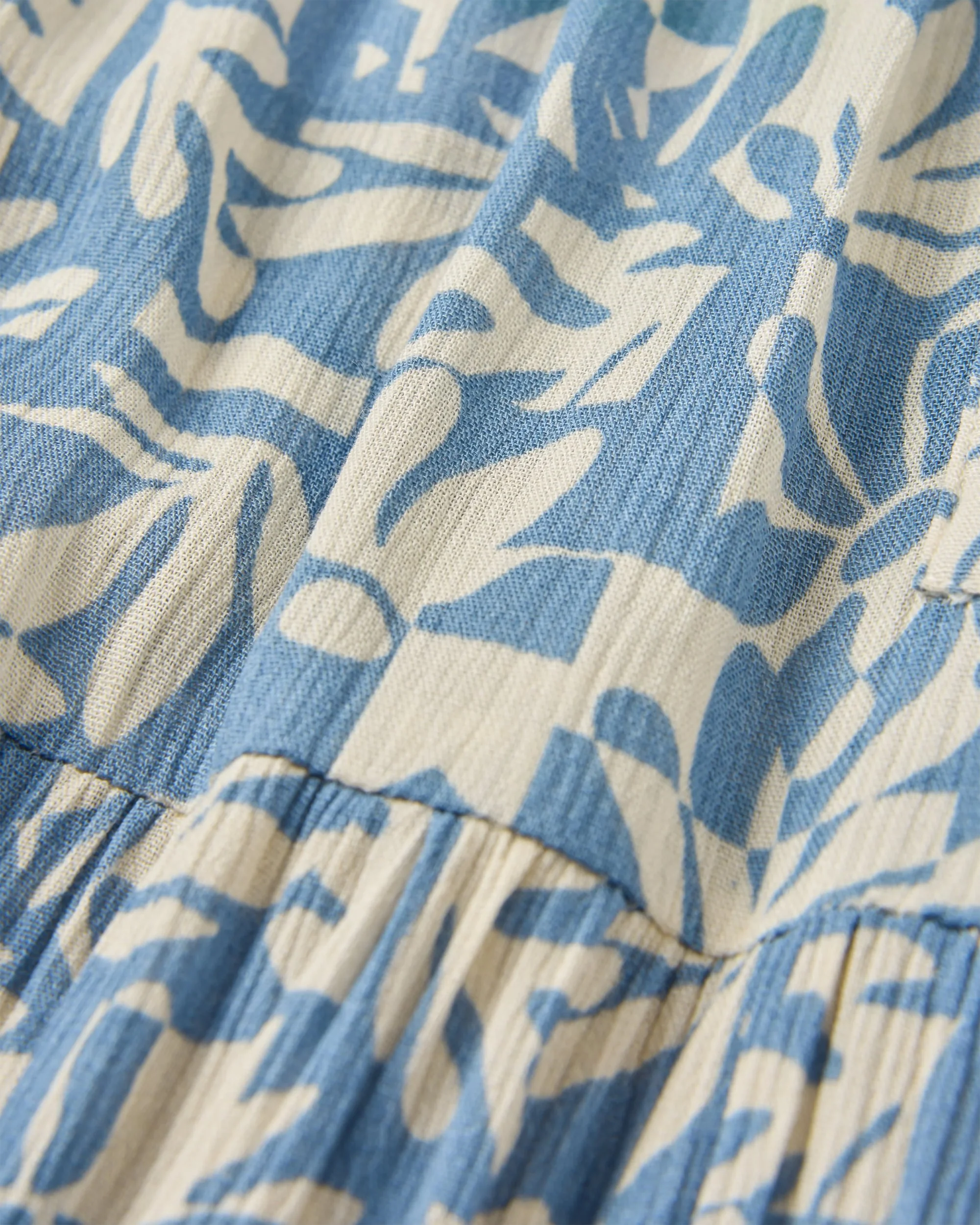Zephyr Woven Maxi Skirt - Mountain Foliage Faded Denim - Image 7