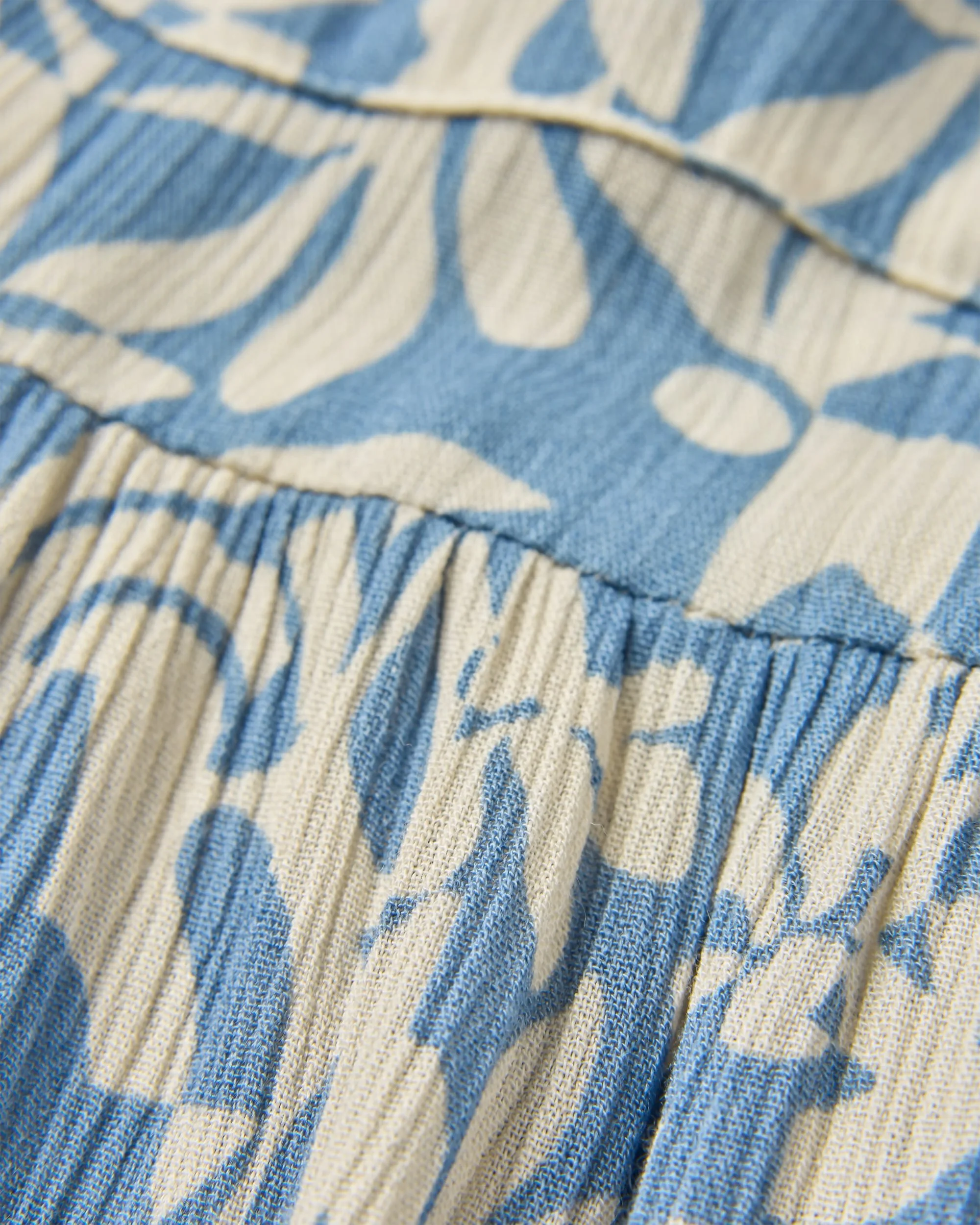 Zephyr Woven Maxi Skirt - Mountain Foliage Faded Denim - Image 8